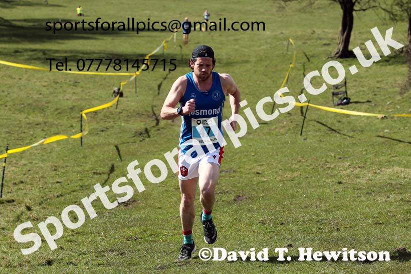 Masters men 2021 NECAA Cross Country Relays, Thornley Farm, Peterlee, Saturday, April 10th. Photo: David T. Hewitson/Sports for All Pics